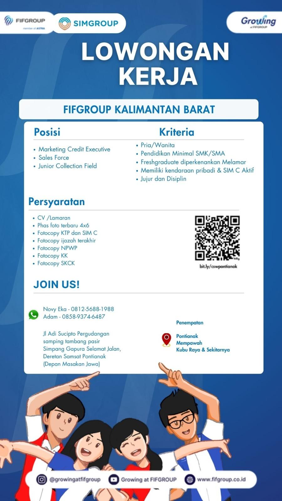 LOWONGAN PEKERJAAN FIFGROUP